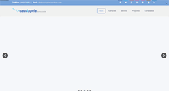 Desktop Screenshot of cassiopeiaconsultores.com