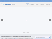 Tablet Screenshot of cassiopeiaconsultores.com